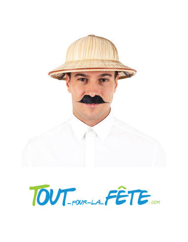 Chapeau de paille colonial adulte