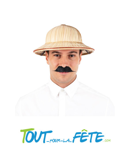 Chapeau de paille colonial adulte