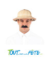 Chapeau de paille colonial adulte