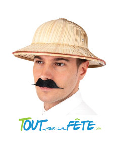 Chapeau de paille colonial adulte 2