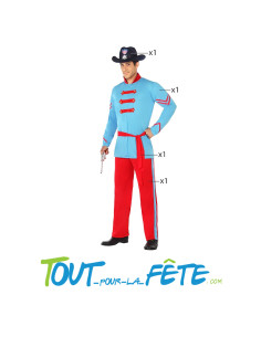 Déguisement de militaire adulte XL 2