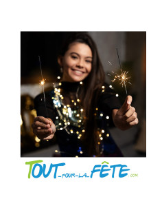lot de 10 cierges magiques 18 cm 40 seconde 2