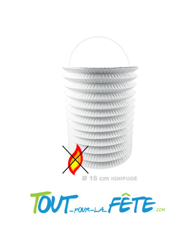 Lampion blanc 16 cm