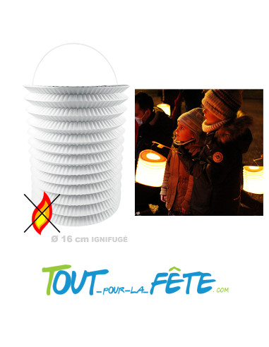 Lampion blanc 16 cm