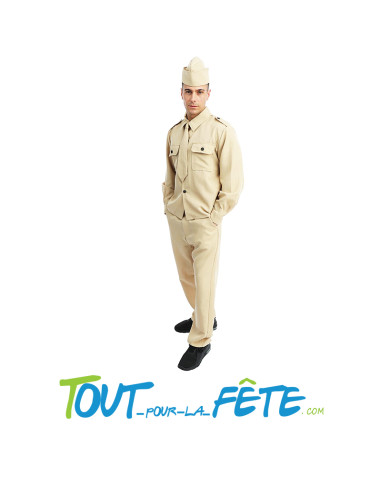 Déguisement DDay soldat taille adulte