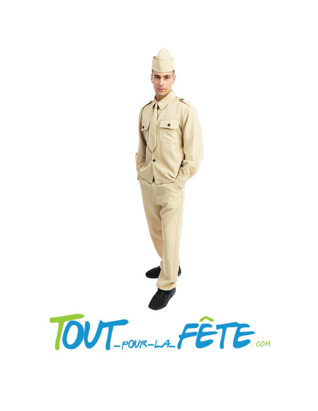 Déguisement DDay soldat taille adulte