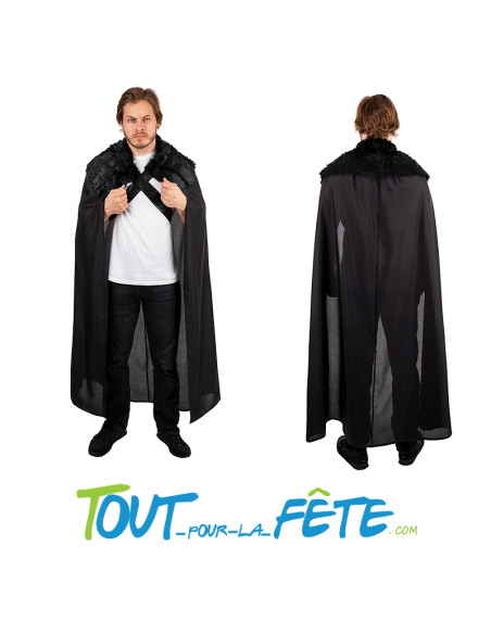 Cape médiéval pou adulte Jon snow ( Game of thrones )