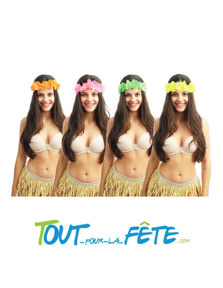Serre tête de fleur hawaïen