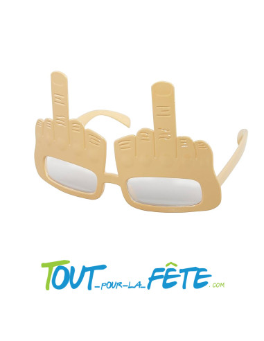 Lunettes doigts d'honneur