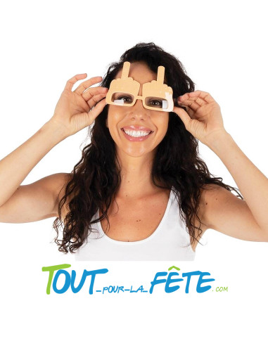 Lunettes doigts d'honneur