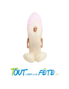 Déguisement zizi gonflable taille unique pour adulte