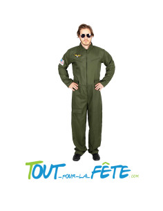 Déguisement pilote de chasse ( top gun ) taille adulte
