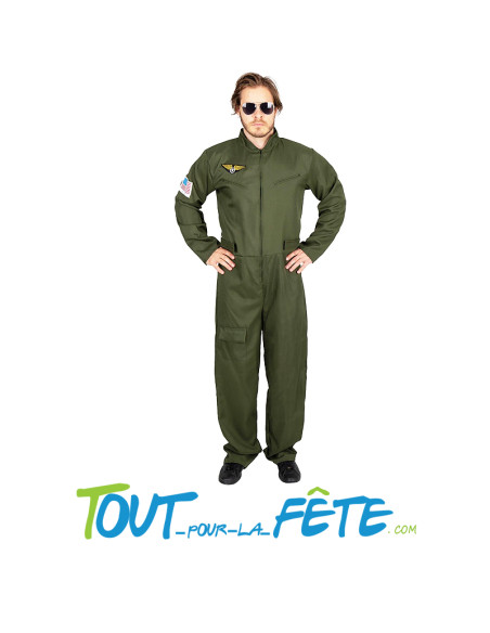 Déguisement pilote de chasse ( top gun ) taille adulte