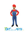 Déguisement de plombier Mario taille enfant