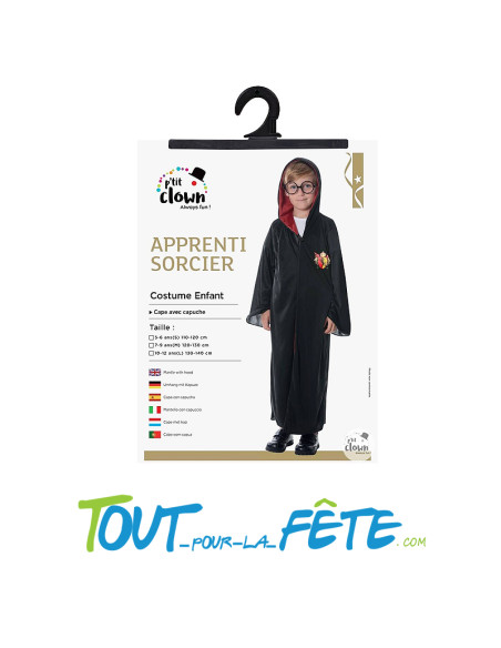 Déguisement sorcier Harry Potter taille enfant