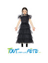 Déguisement de Mercredi Addams ( robe de bal ) taille enfant