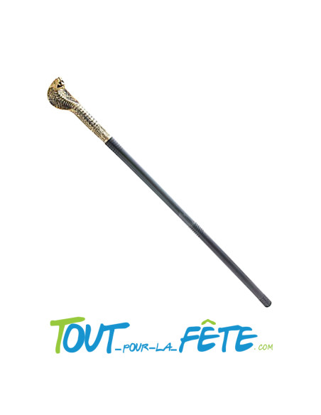 Canne / Sceptre tête de Serpent
