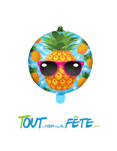 Ballon aluminium Ananas 45cm