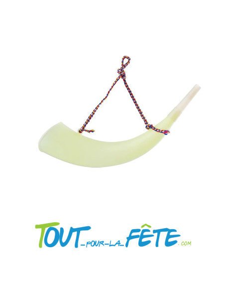 trompette corne alpine avec corde 25cm