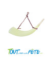 trompette corne alpine avec corde 25cm