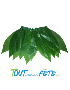 Jupe hawaïenne feuille de bananier 65cm
