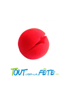 Nez de clown en mousse rouge 7cm