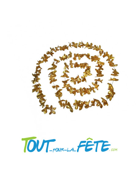 Guirlande de fleur or 3,60m