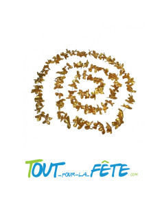 Guirlande de fleur or 3,60m