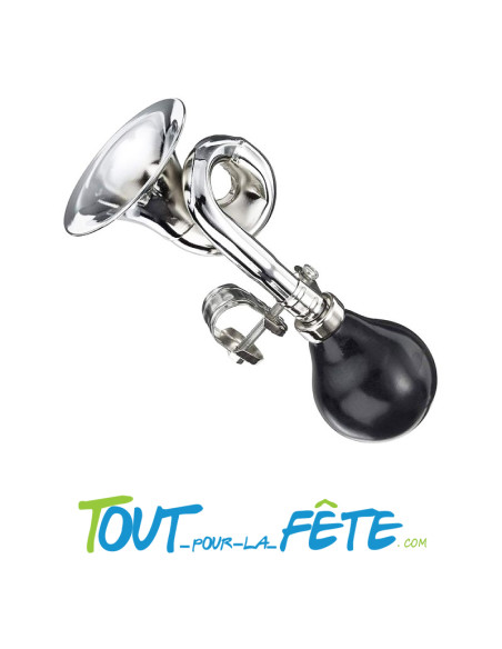 Trompette klaxon en métal 17 cm