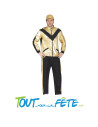 Déguisement survêtement or et noir taille adulte