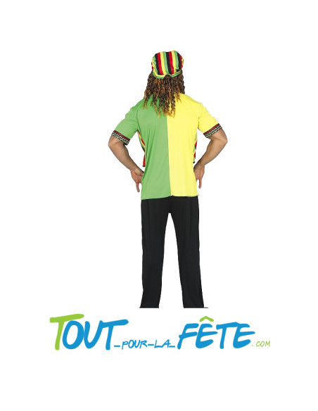 Déguisement rastaman / jamaicain taille adulte