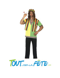 Déguisement rastaman / jamaicain taille adulte