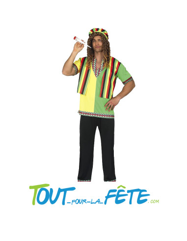 Déguisement rastaman / jamaicain taille adulte