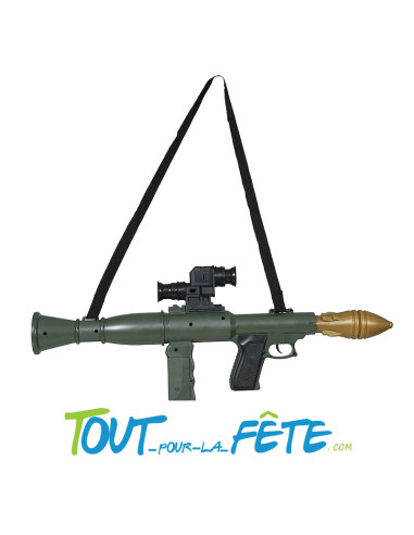 Fusil bazooka factice avec projectile 50cm