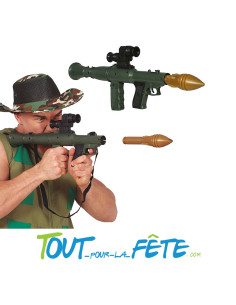 Fusil bazooka factice avec projectile 50cm 2