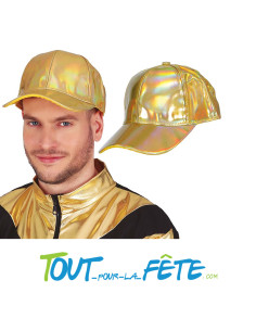 Casquette or métallisée holographique 2