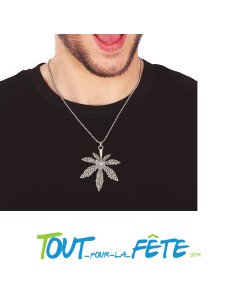 Collier feuille de cannabis / marijuana 2
