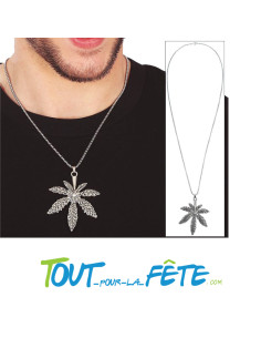 Collier feuille de cannabis / marijuana