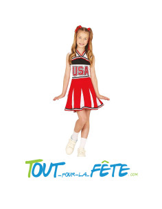 Déguisement de Pompom girl taille enfant