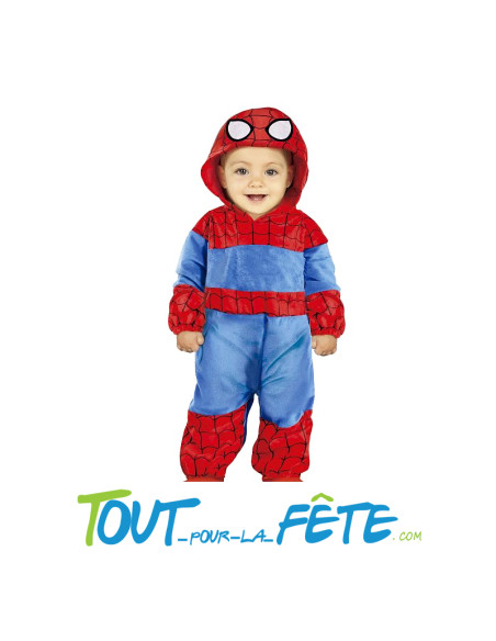 Déguisement spider-man pour bébé 12 - 18 mois
