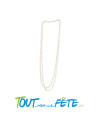 Collier de perles blanches