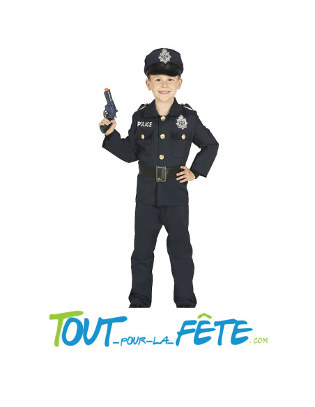 Déguisement de police taille enfant