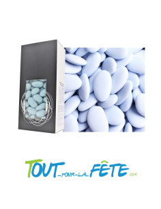 Sachet de 500g de dragées amandes bleus