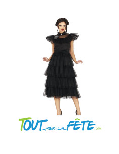 Déguisement de Mercredi Addams ( robe de bal ) taille adulte