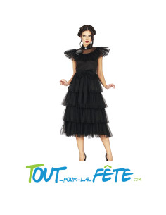 Déguisement de Mercredi Addams ( robe de bal ) taille adulte 2