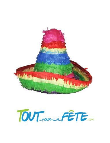 Pinata sombrero mexicain 40 cm