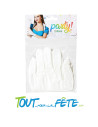 Paire de gants court blanc