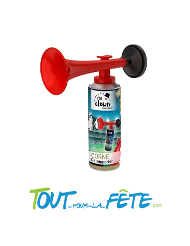 corne de brume a gaz de supporter