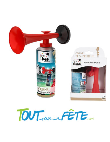 corne de brume a gaz de supporter