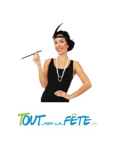 Set Charleston ( bandeau - collier - fume cigarette )